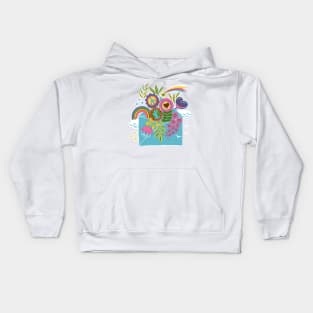 Peace Message Kids Hoodie